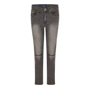 Criminal Damage Womens/Ladies SOS Ripped Skinny Jeans / Gray